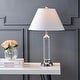 preview thumbnail 13 of 20, Judith 29" Glass LED Table Lamp, Clear/Chrome (Set of 2) by JONATHAN Y