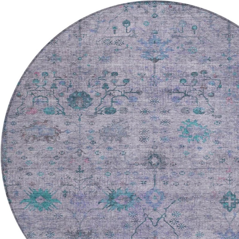 HomeRoots Floral Traditional Rectangle Outdoor Rug