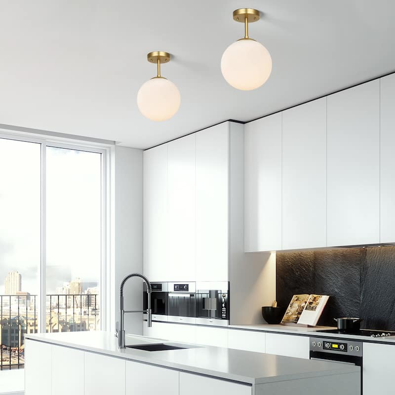 Light Society Tesler Globe Ceiling Light