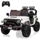 preview thumbnail 1 of 34, 24V Kids Electric Ride-On Car, 2-Seater 4WD White