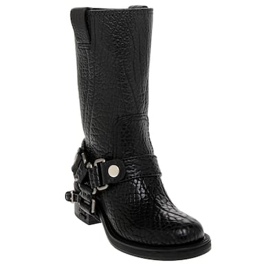 Miu Miu Leather Biker Boots