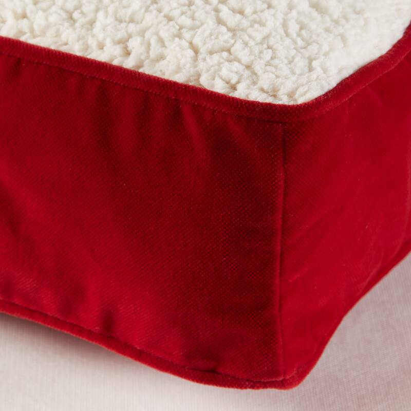 Happy Hounds Ozzie Deep Red Orthopedic Dog Bed