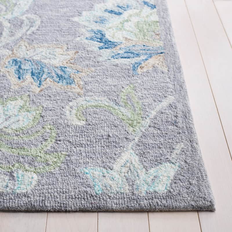 SAFAVIEH Handmade Jardin Rosalynne Floral Wool Rug