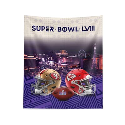 NFL Super Bowl SB58D Vegas Poster Wall Hanging - 34"x40"