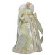 preview thumbnail 4 of 12, 18" Lighted Angel in a Dress Christmas Tree Topper - Warm White Lights