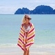 preview thumbnail 30 of 32, Arkwright Cabo Cabana 4-Piece Oversized Striped Beach Towel Set - 30x70