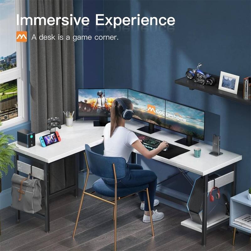 L Shaped Corner Computer Desk