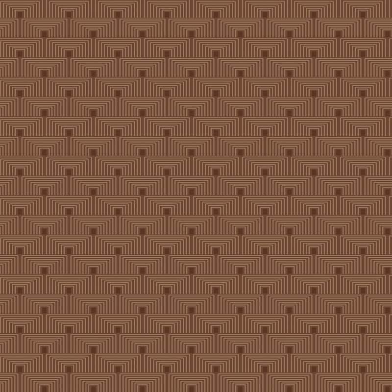 Galerie Wallcoverings Boutique Geometric Key Non-woven Metallic Wallpaper Roll - 33 feet x 21 inches - Orange