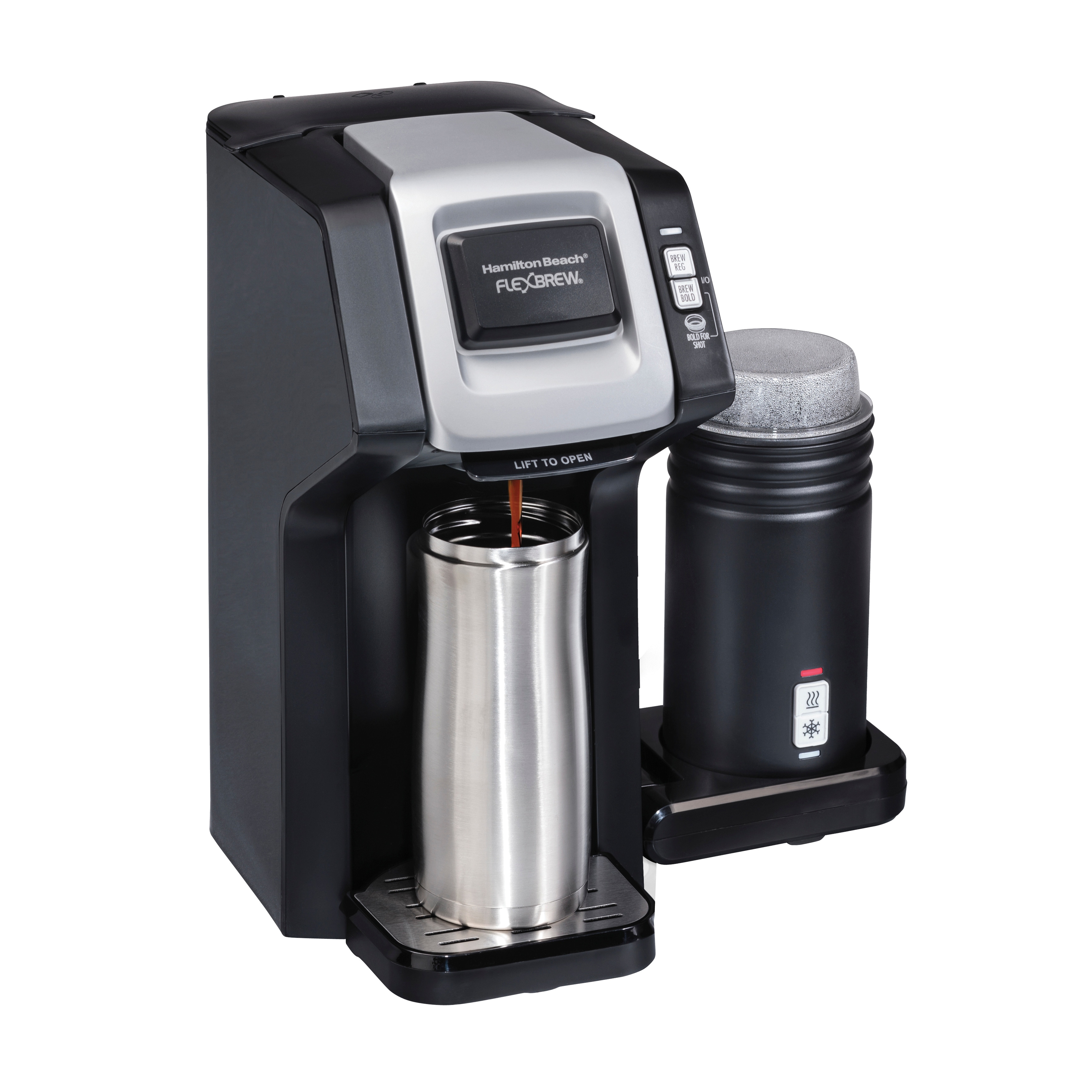  Hamilton Beach The Scoop Single Serve Coffee Maker & Fast  Grounds Brewer & Fresh Grind Electric Coffee Grinder: Home & Kitchen