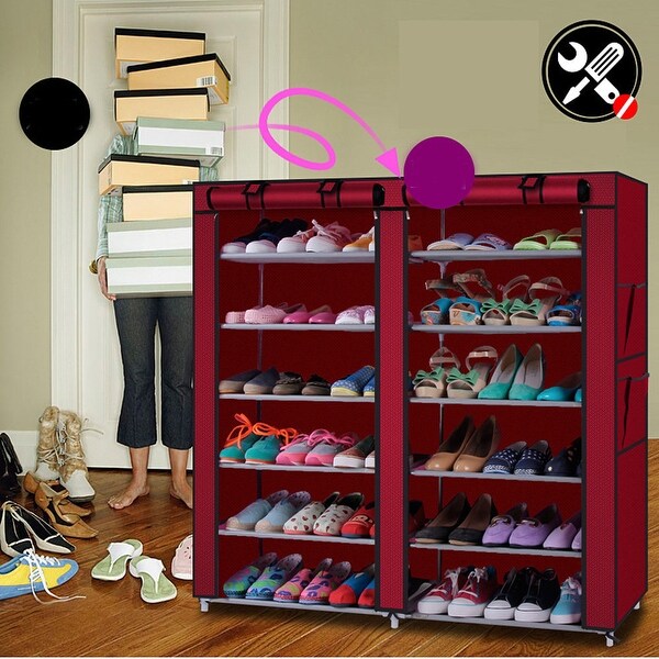 Non woven fabric shoe rack online