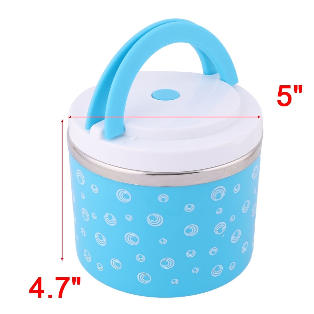 Stainless Steel Bird Design Insulated Lunch Box, 800 mL