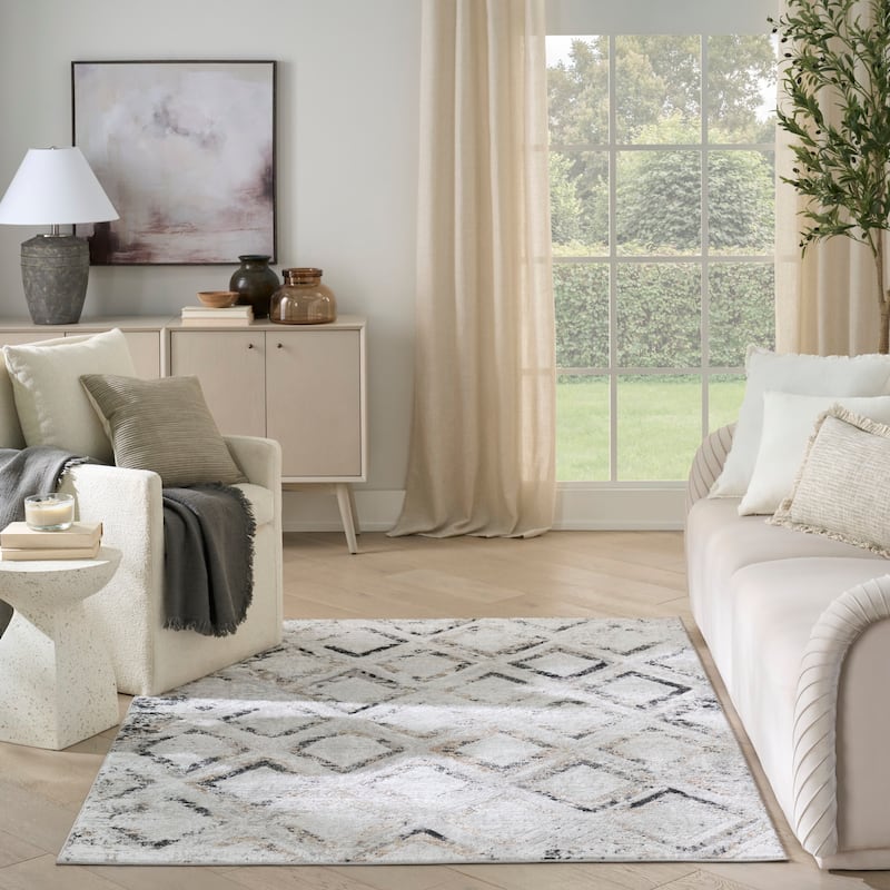 Nourison Dekor Indoor only Diamond Area Rug