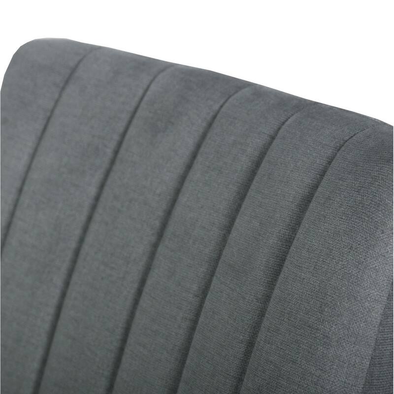 Contemporary Upholstered Dining Chairs, Set of 2