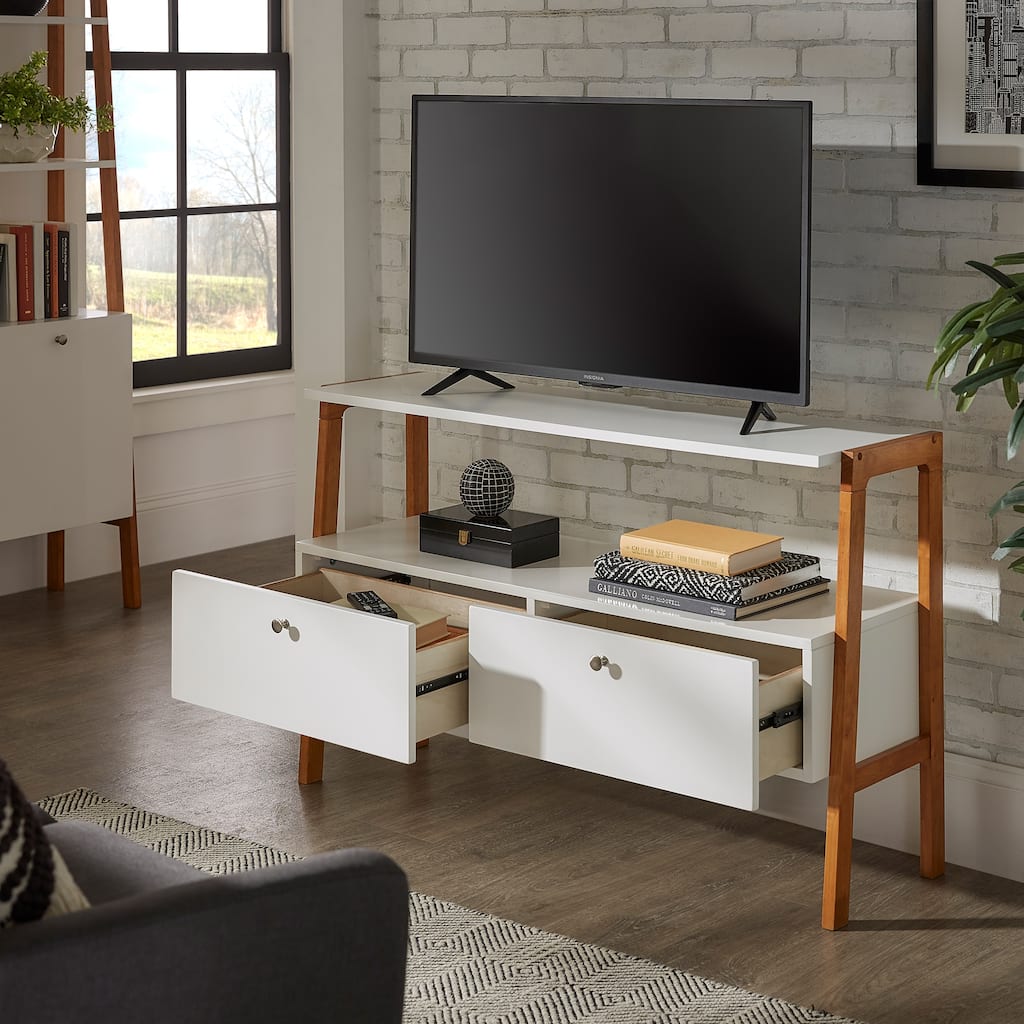 Lyvia TV Stand for TVs up to 47" with Drawers by iNSPIRE Q Modern