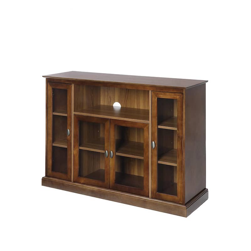 Convenience Concepts Summit Highboy 60" TV Stand with Storage Cabinets and Shelves