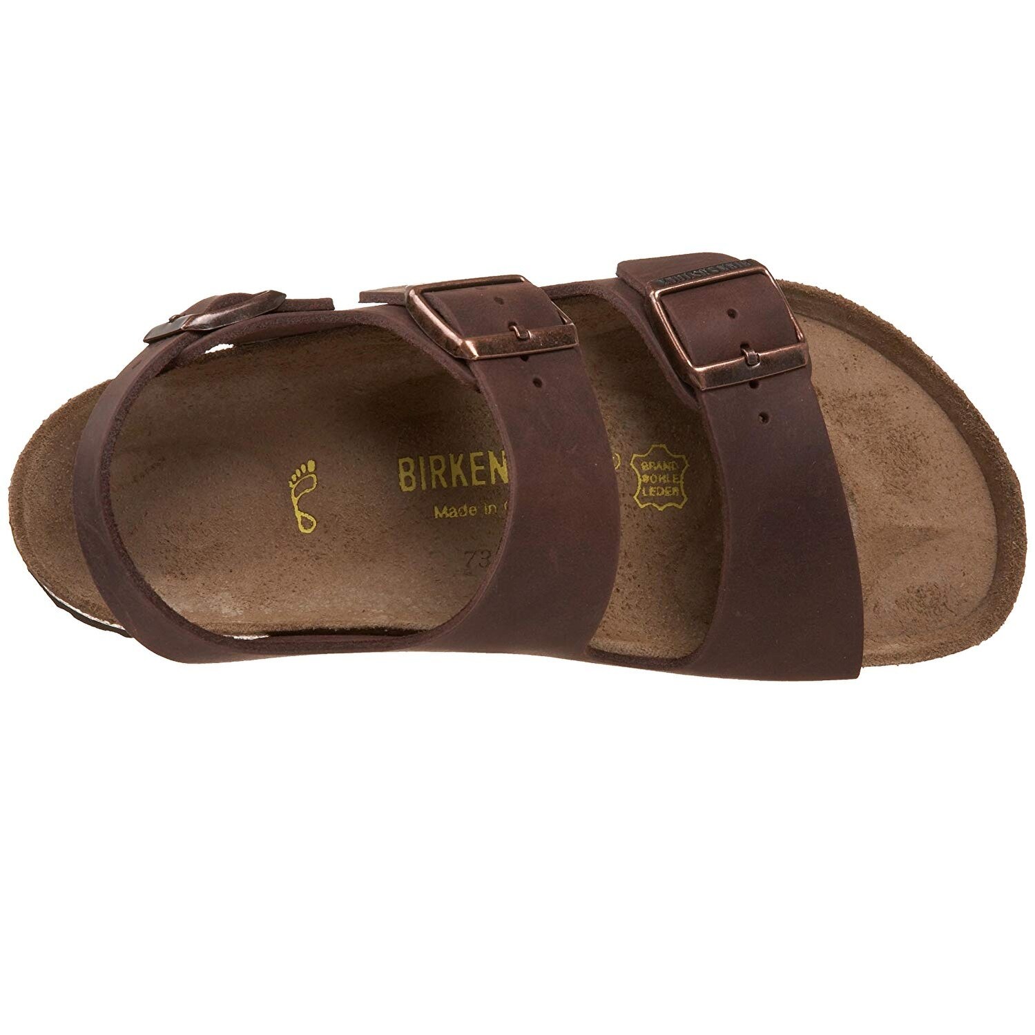 Shop Birkenstock Womens Milano Leather Open Toe Casual Ankle Strap