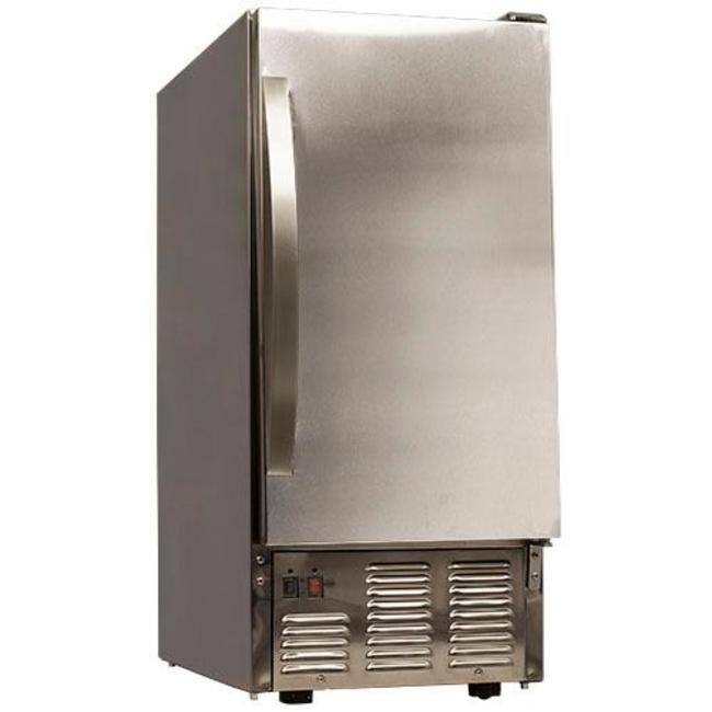 EdgeStar 15 Inch Wide 25 Lbs. Capacity Built-In Ice Maker with 50 Lbs.