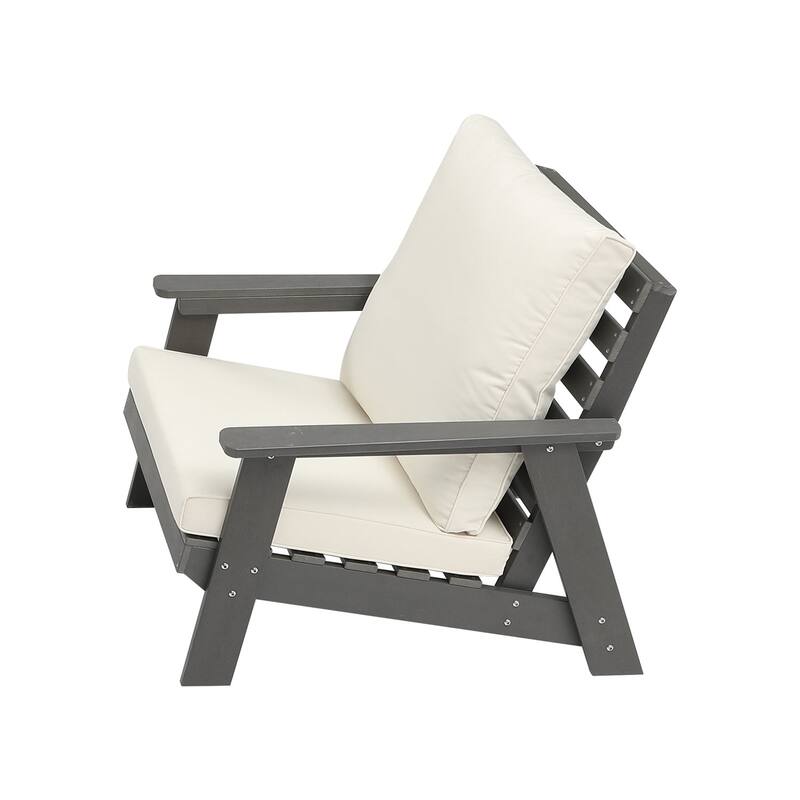 Outdoor Large Chair with Cushion