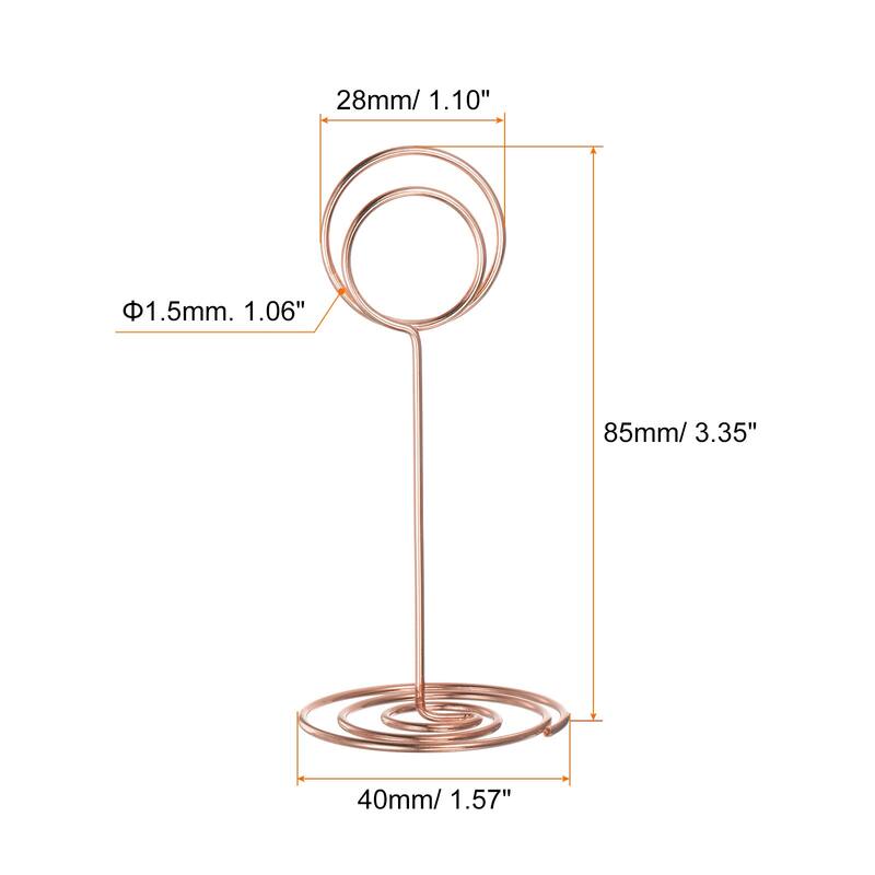 12pcs Table Number Holders 85mm Tall 40mm Base Width Round