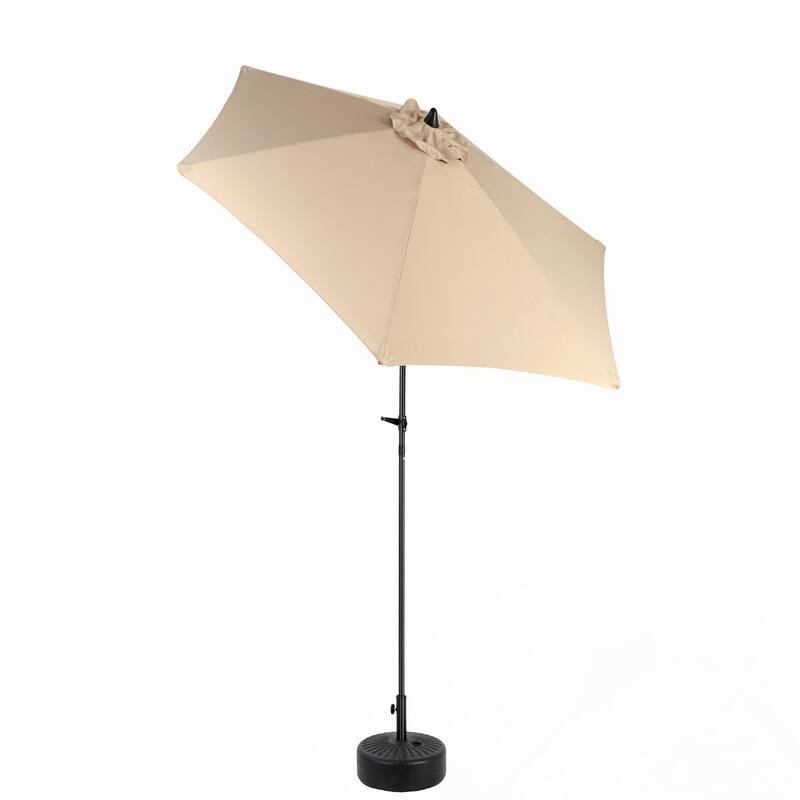 9FT Patio Umbrella with Push Button Tilt and Crank(Base Not Included)