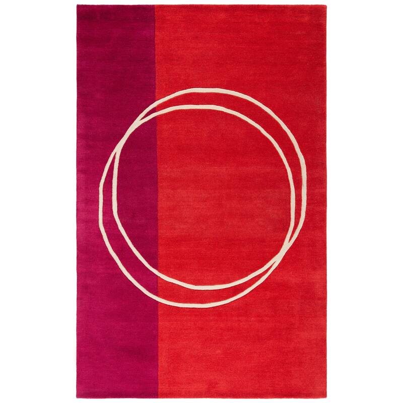 SAFAVIEH Handmade Rodeo Drive Caleigh Mid-Century Modern Abstract Wool