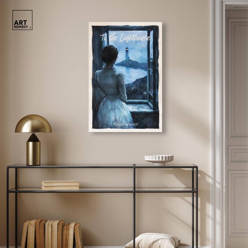 To the Lighthouse Canvas by Art Remedy, Gallery Wrapped