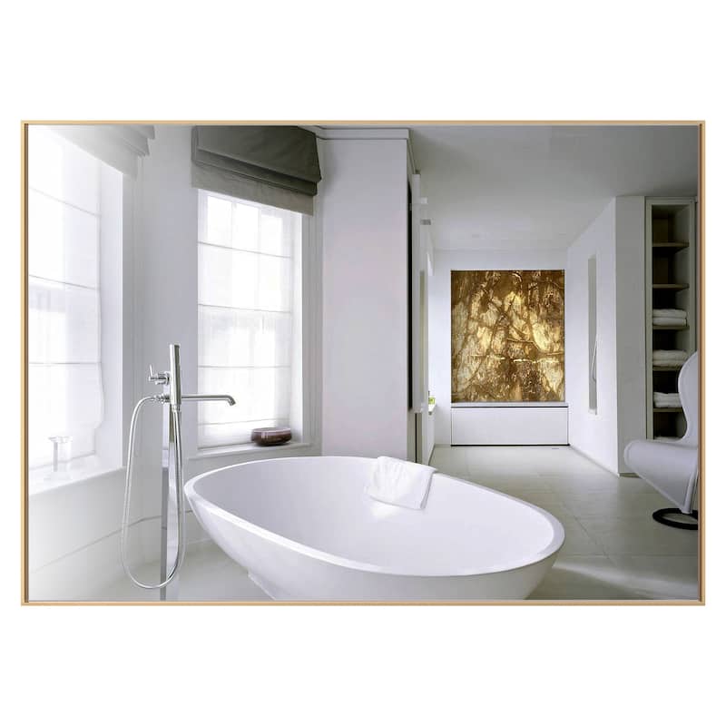 Rectangle Aluminum Framed Wall Mirror Bathroom Vanity Mirror