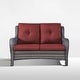 preview thumbnail 12 of 22, Outdoor Furniture Loveseat Couch High Back Wicker Sofa
