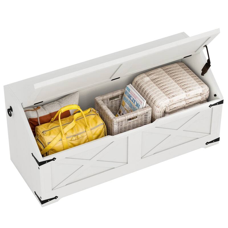 39" Lift-Top Storage Chest Storage Bench Organizer for Entryway, Bedroom, Living Room