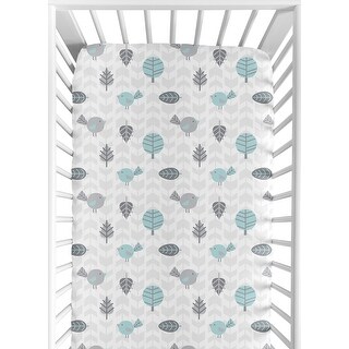 Sweet Jojo Designs Fitted Crib Sheet for the Earth and Sky Collection