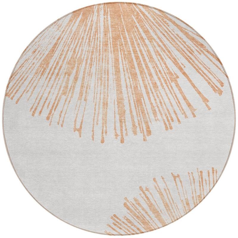 HomeRoots Abstract Transitional Rectangle Outdoor Rug