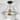 Zelena Modern Farmhouse 3-Light Black Gold Glass Bowl Semi-flush Mount Ceiling Lights