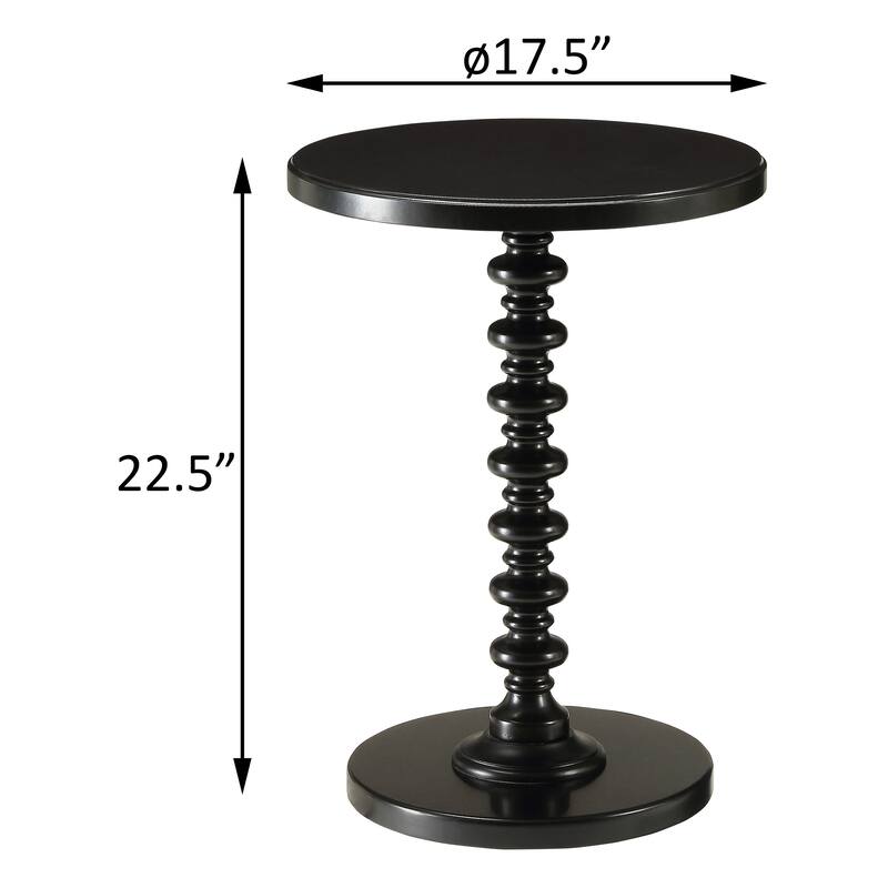 Round Wooden Side Table
