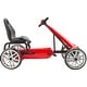 preview thumbnail 2 of 8, Kids 4 Wheel Pedal with Adjustable Seat and Hand Brake - Red - 39.37 x 20.47 x 24.21 in