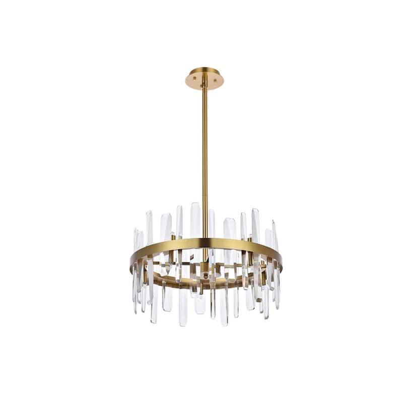 Indigo Home 20 inch crystal round pendant