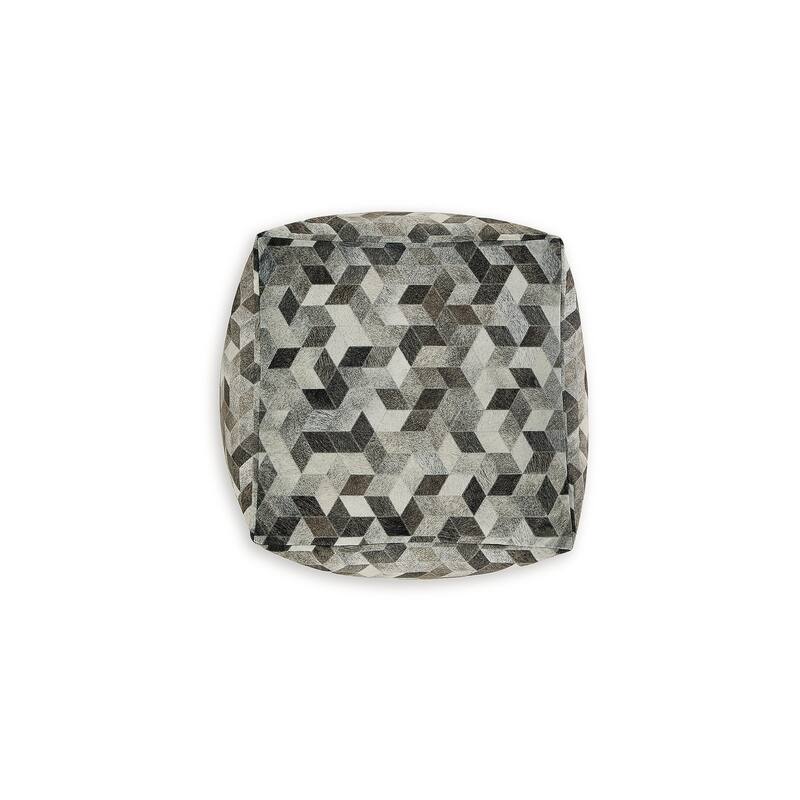 Signature Design by Ashley Albermarle Gray Pouf