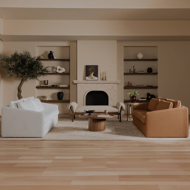 NADAAL STUDIOS Rivena Framed Painting, Courageous Woman Acrylic on Canvas with Solid Dark Wood Frame