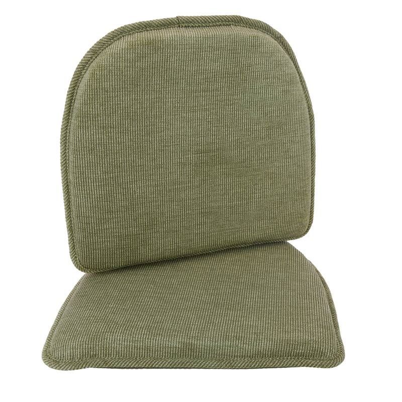 Klear Vu The Gripper Corduroy Non-Slip Chair Cushions