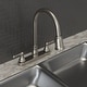 preview thumbnail 9 of 11, Belanger EBE78WBN2 Non-Metallic Two-Handle Pull-Down Kitchen Faucet, Brushed Nickel