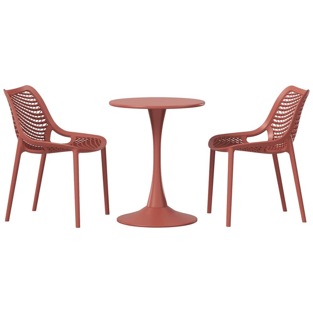 Frond and Form 2-Person Outdoor Round Dining Set