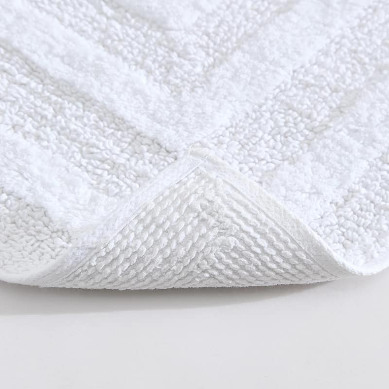 Eddie Bauer Logan Cotton Bath Runner Rug - 40 x 24 - White