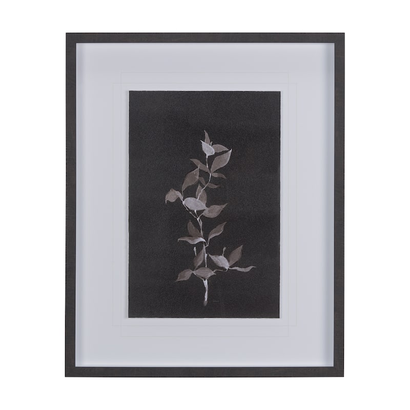 Night Leaves II Framed Art Print