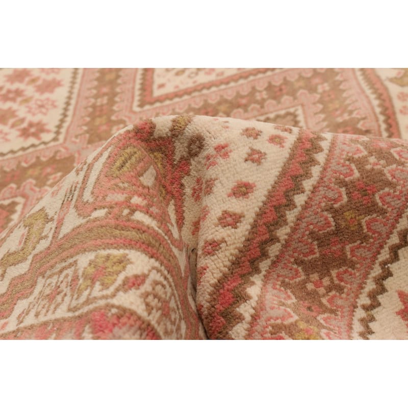 ECARPETGALLERY Hand-knotted Konya Anatolian Cream Wool Rug - 3'0 x 11'5