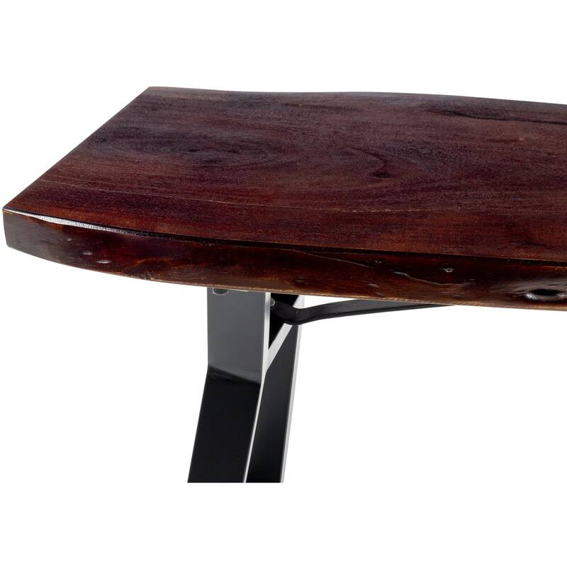 Kiro Hand Crafted Brown Wood Dining Table Bench Bed Bath & Beyond