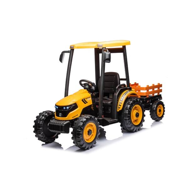 slide 2 of 9, Licensed Mercedes-Benz G63 24V 2-Seater Ride on Car with Remote Control, 4WD, Suspension, LED Headlight, Music - Yellow Kids - Yellow