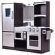 preview thumbnail 1 of 11, Enhanced Children's Wooden Pretend Play Kitchen Cooking Set for Creative Fun - 38.2" x 11.8" x 37.4"