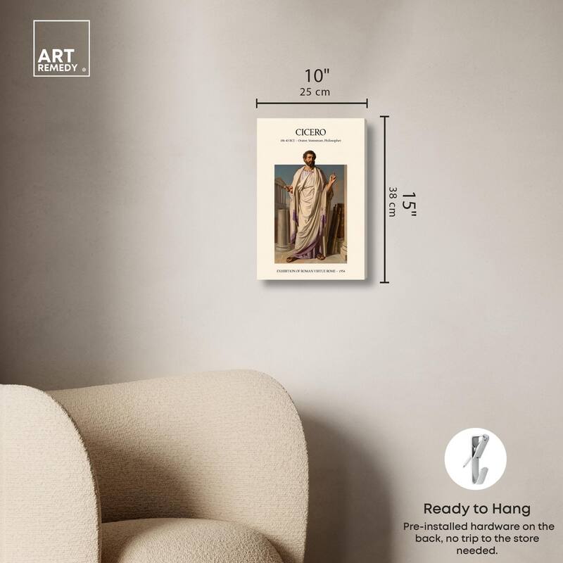 Visual Representation of Cicero Canvas by Art Remedy, Gallery Wrapped