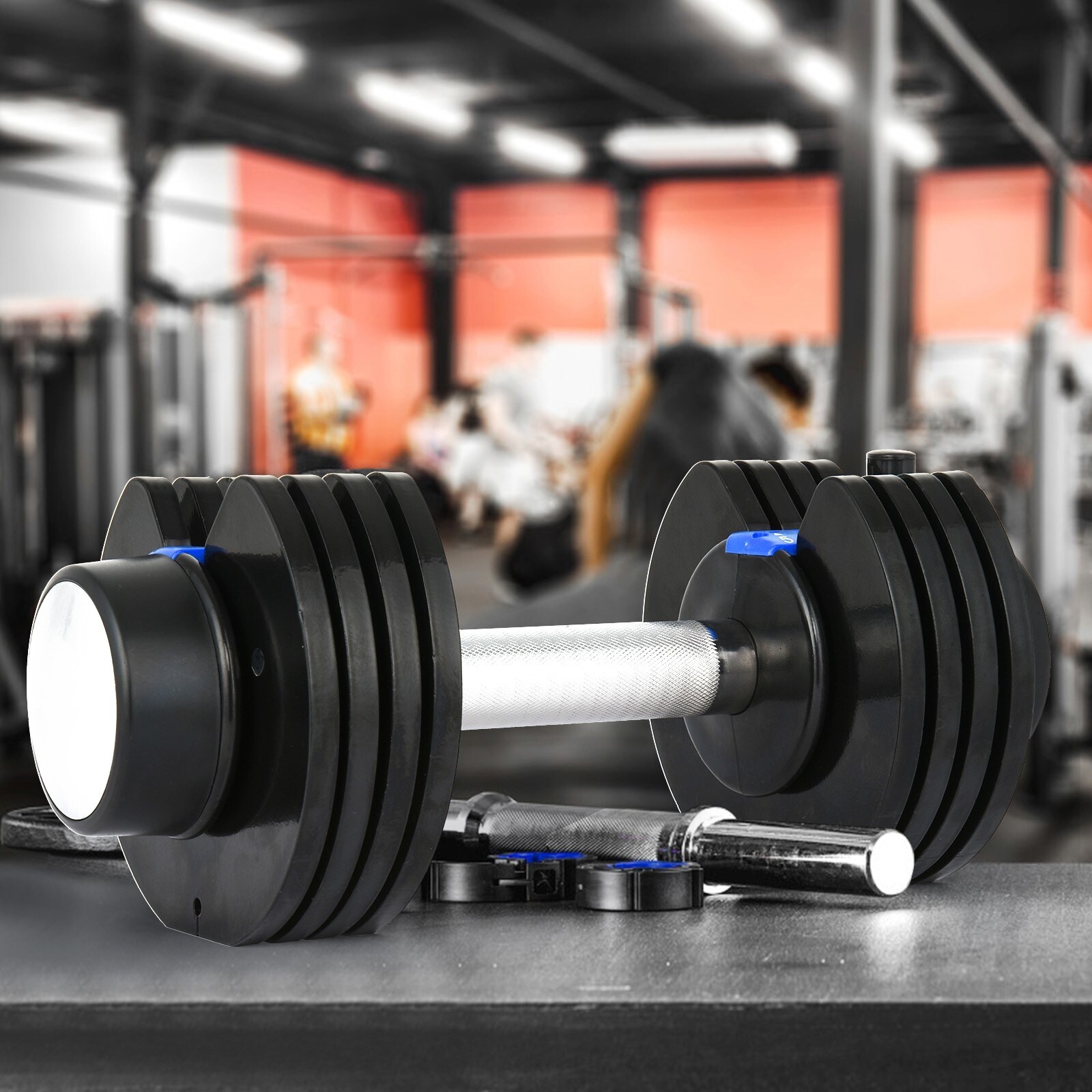 Adjustable Dumbbell 25lbs Fast Adjustment Function With Weight Plate 1 PCS Bed Bath Beyond 37093675
