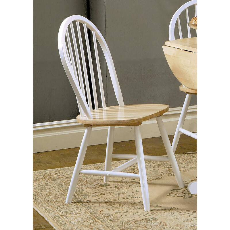 Spindle Back Side Chairs，Dining Chair (Set of 4)
