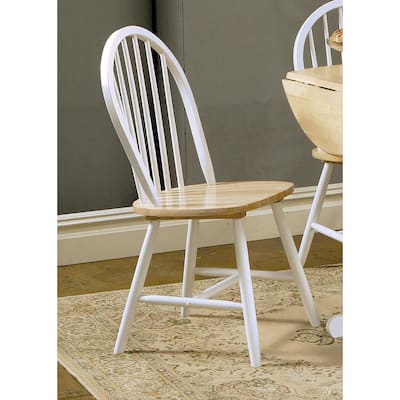 Spindle Back Side Chairs，Dining Chair (Set of 4)